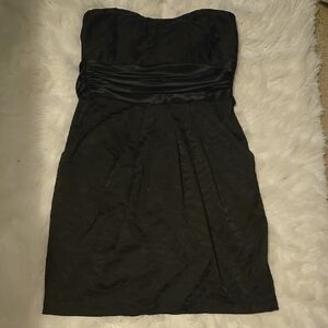 Elegant Black Strapless Dress